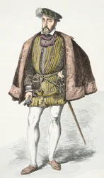 Ritratto di re Enrico 2 (Incisione)