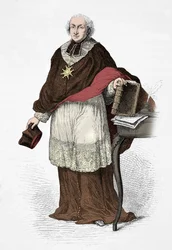 Ritratto del cardinale di Lomenie de Brienne (Incisione)