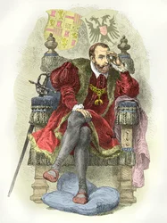 Ritratto di Carlo V (Incisione)