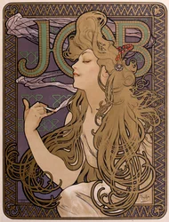 Manifesto per la carta da sigarette Job, 1897