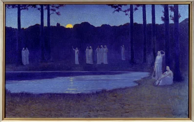 Simbolismo: Chants de nuit. 1896. Sole. 0,77 x 1,24 m. Parigi, Musée d