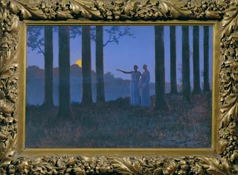 Il segreto della notte (pittura su tela)