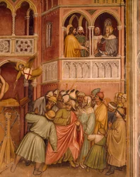 San Giorgio sottoposto a tortura sulla ruota