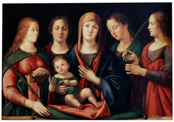 Madonna col Bambino con Maria Maddalena, Santa Caterina e due Santi, 1504
