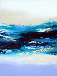 Onde indaco astratte