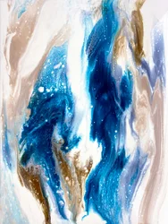 Fluido Dynamic Blue Gold