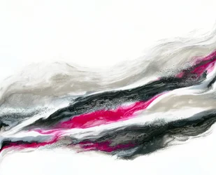 Fluido rosa argento dinamico