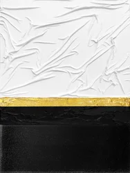 Elegante oro, nero e bianco