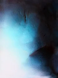 Bagliore blu etereo