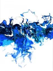 Correnti blu fluide
