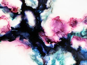 Fusione di colori fluidi