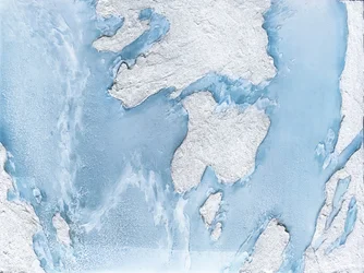 Flusso blu glaciale