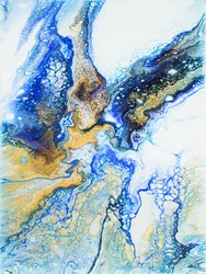 Flusso Blu Dorato