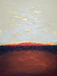 Orizzonte dorato del deserto