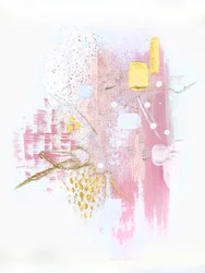Astratto in oro rosa