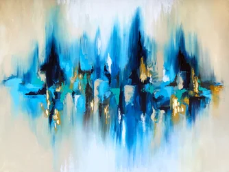 Riflesso blu intenso