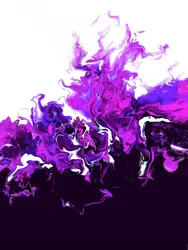 Un flusso di viola vivace
