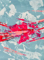 Splatter astratto dai colori vivaci