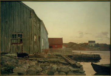 Una capanna di pescatori, Altes Hellesund
