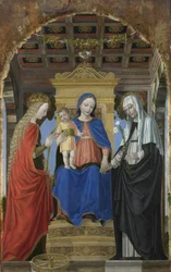 La Vergine e il Bambino con Santa Caterina d