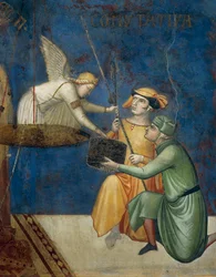 Allegoria del Buon Governo, Giustizia Commutativa o Punizione Commutativa, (dettaglio) dall
