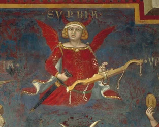 Allegoria del cattivo governo (dettaglio)
