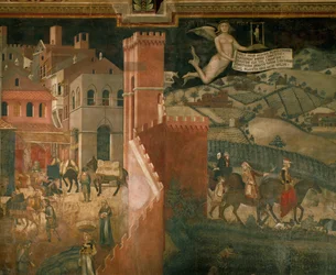 Le benedizioni del buon governo (affresco)