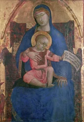 Vergine e Bambino in trono, XIV secolo