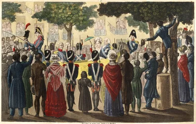 Luigi XVIII (1755-1824) proclamato re dall