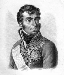 Maresciallo Auguste Frederic Louis (Auguste-Frederic-Louis) de Viesse de Marmont (1774-1852), Duca di Ragusa - Portraits of the French generals following the victories and conquests of the French. Inciso da Ambroise Tardieu nel 1818. Collezione Stella.