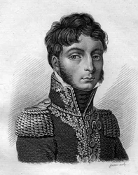 Philippe Paul, Conte di Ségur (1780-1873), generale e storico francese - in "Portraits des généraux français en suite les victoires et conquêtes des Français". Inciso da Ambroise Tardieu nel 1818. Collezione Stella