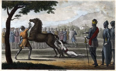 La morte della regina Brunilde d
