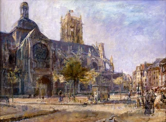 St. Jacques, Dieppe (olio su tela)