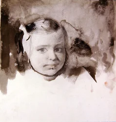 Testa di giovane ragazza