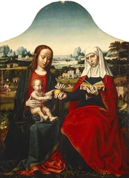 Olandese: La Vergine con il Bambino e Sant