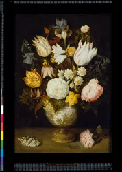 Vaso di fiori, 1609 circa (olio su rame)
