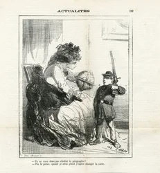 Illustrazione di Cham (1819-1879) in Le Charivari