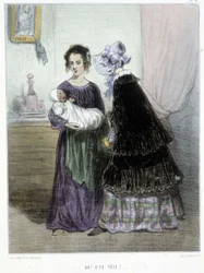 Oh, è la tua testa! (madre indegna) - in “Madeleines” di Cham, v.1870-1880