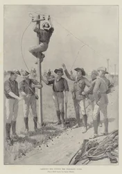 Gli uomini di Jameson tagliano i fili del telegrafo