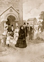 La vita della Regina Vittoria a Osborne: Sua Maestà alla Chiesa di Whippingham, da 