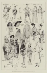 Il ballo in maschera dei bambini alla Mansion House, 7 gennaio 1896