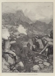 Il Principe di Galles a una battuta di caccia al cervo nelle Highlands