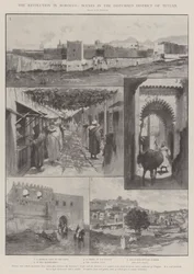 La rivoluzione in Marocco, scene nel distretto disturbato di Tetuan