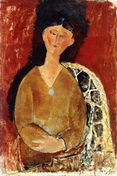 Beatrice Hastings seduta, 1915
