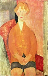 Ragazzo in pantaloncini, c.1918