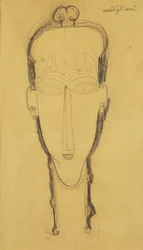 Testa di una Cariatide con Copricapo, 1911