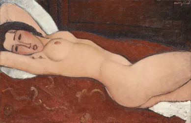 Nudo reclinato, 1917