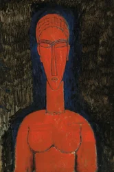 Busto rosso, Cariatide, 1913