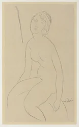 Nudo seduto