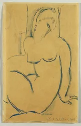 Donna seduta, 1914